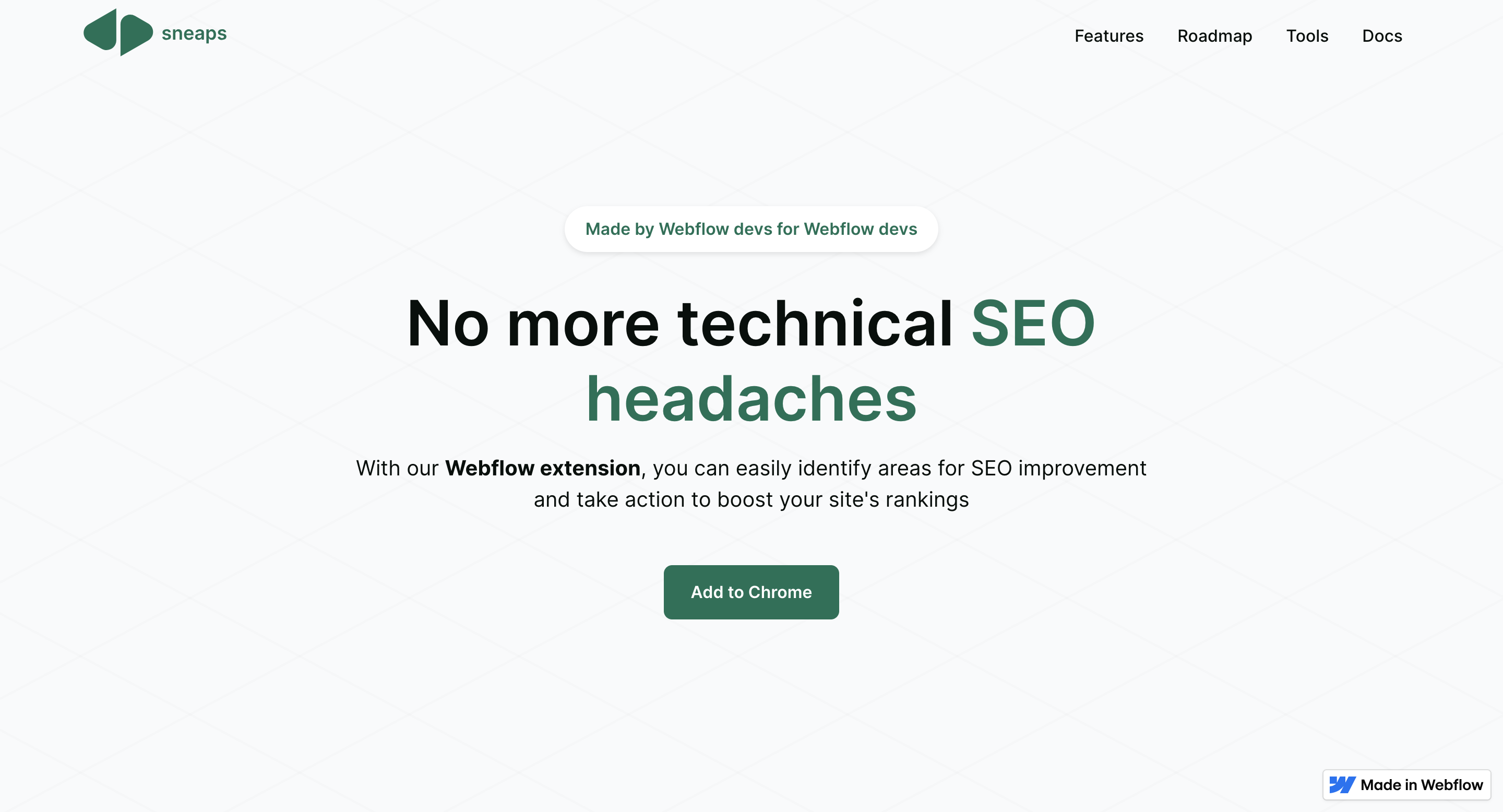 Website Screenshot Sneaps