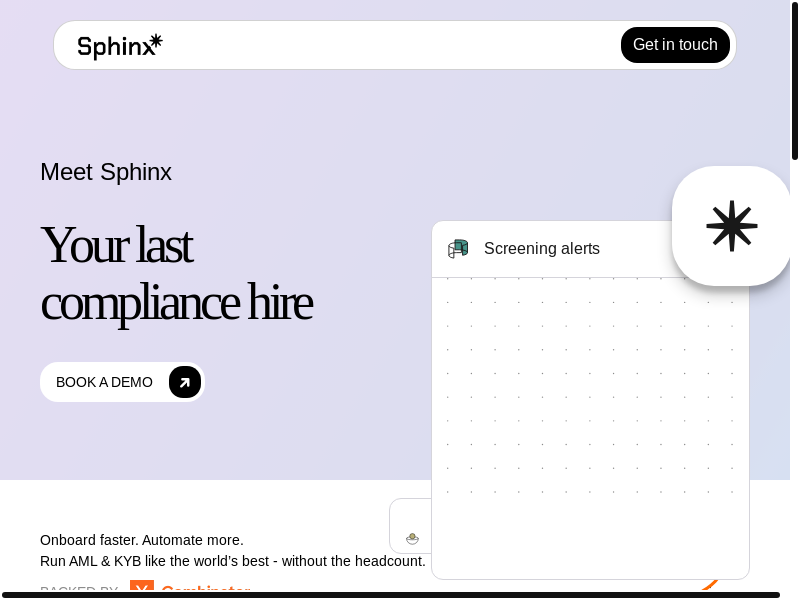Website Screenshot Sphinx